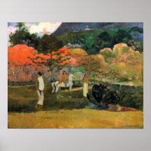 Eugene Henri Paul Gauguin - Women and Mould Posters