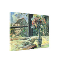 Eugene Paul Gauguin - vase à fleur par la fenêtre Toiles Tendues
