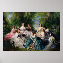 Eugenie Surrounded by her Ladies-in-Waiting Posters