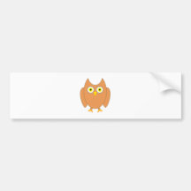Eule owl autoaufkleber