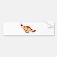 Eule owl autosticker