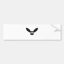 eule owl owlet bird wings autosticker