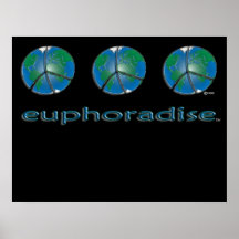 euphoradise print BLACK