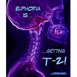"Euphoria is..." shirt (purple/fushia)