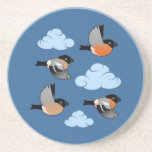 Eurasian Bullfinches in Flight Coaster