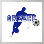 Euro 2012 - European Cup Greek fans flag ball Posters