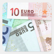 Euro Money Stickers