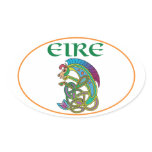 Euro Oval Ireland Car Sticker