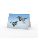 EUROFIGHTERS GREETING CARD
