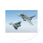 EUROFIGHTERS ROUND STICKERS