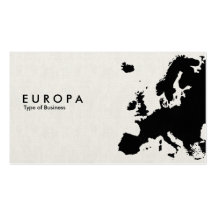 EUROPA - Canvas Stencilled style Business Card Templates