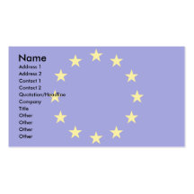 Europa Flag Business Cards