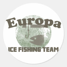 Europa Ice Fishing Team Sticker