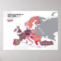 Europe According to Gay Men Poster