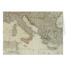 Europe divided into its kingdoms,  empires cards
