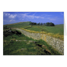 Europe, England, Hadrian's Wall. The stones of Greeting Card