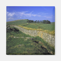Europe, England, Hadrian's Wall. The stones of Fridge Magnet