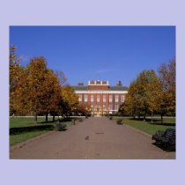 Europe, England, London. Kensington Palace in posters