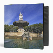 Europe, France, Aix-en-Provence. Fontaine de Vinyl Binder