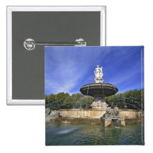 Europe, France, Aix-en-Provence. Fontaine de Pin
