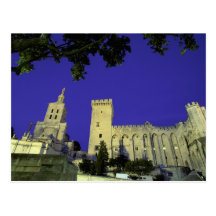 Europe, France, Provence, Avignon. Palais des Postcard