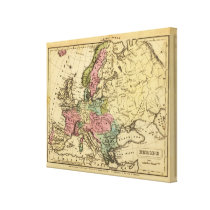 Europe Hand Coloured Atlas Map 2