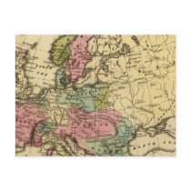 Europe Hand Coloured Atlas Map 2