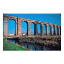 Europe, Italy. Aquaduct near Lucca. Photo Print