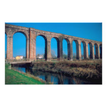 Europe, Italy. Aquaduct near Lucca.