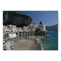 Europe, Italy, Campania, (Amalfi Coast), Amalfi: Greeting Cards