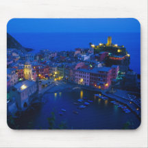 Europe, Italy, Cinque Terre, Vernazza. Hillside Mouse Pads