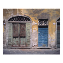 Europe, Italy, Lucca. These old doors add