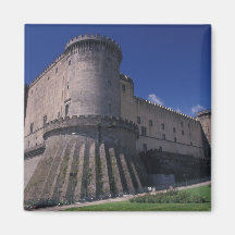 Europe, Italy, Naples, Castle Nuovo Magnets
