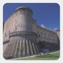 Europe, Italy, Naples, Castle Nuovo Stickers