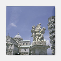 Europe, Italy, Pisa, Leaning Tower of Pisa Fridge Magnet