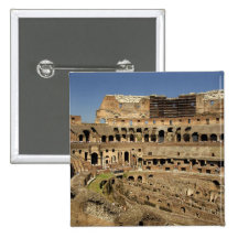 Europe, Italy, Rome. The Colosseum (aka Pinback Button