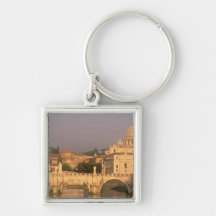 Europe, Italy, Rome, The Vatican. Basilica San Keychains