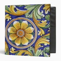Europe, Italy, Sicily, Taormina. Traditional 4 Vinyl Binder