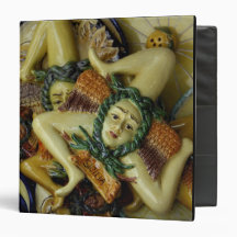 Europe, Italy, Sicily, Taormina. Traditional 9 Binders