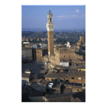 Europe, Italy, Siena. Town overview