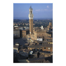 Europe, Italy, Siena. Town overview Photograph