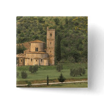 Europe, Italy, Tuscany. Abbazia di Sant'Antimo,