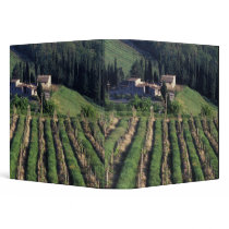 Europe, Italy, Tuscany. Scenic villa cyprus. Vinyl Binder