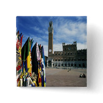 Europe, Italy, Tuscany, Siena. Piazza del Buttons