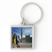 Europe, Italy, Tuscany, Siena. Piazza del Key Chain