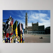 Europe, Italy, Tuscany, Siena. Piazza del