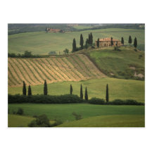 Europe, Italy, Tuscany, Val d' Orcia, Tuscan Postcard
