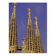 Europe, Spain, Barcelona Sagrada Familia Postcards