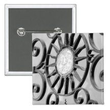 Europe, Spain, Mallorca. Gate detail, Palma Buttons