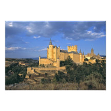 Europe, Spain, Segovia. The Alcazar, a World Photograph